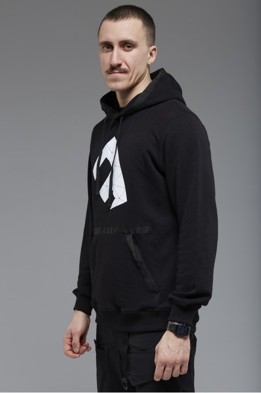 HOODIE WINDSTORM TL 04LOS SS22 BLACK